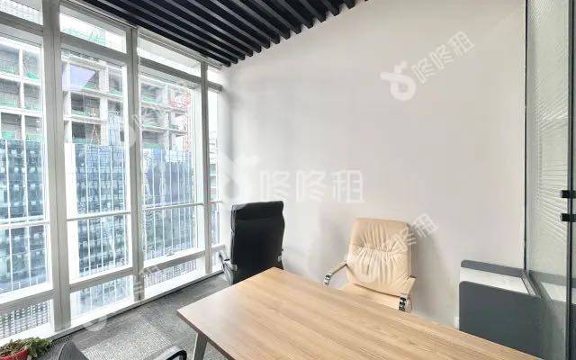 讯美科技广场_288平_豪装_办公室隔间
