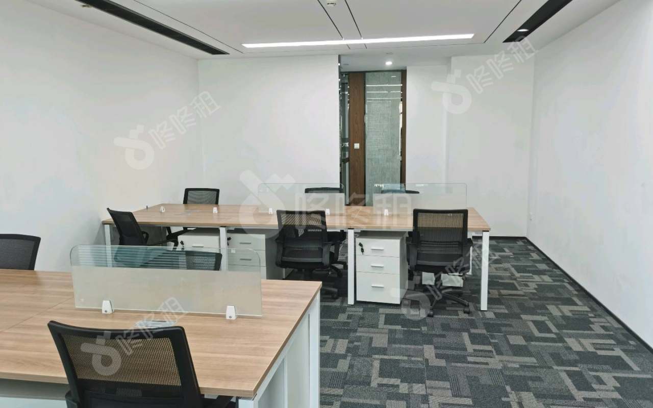 大族科技大厦_65平_豪装_办公室开间