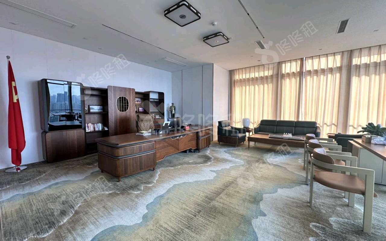 鸿荣源·环智中心_2150.39平_精装_办公室隔间