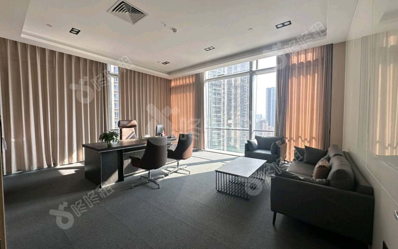 鸿荣源·环智中心_2150.39平_精装_办公室隔间