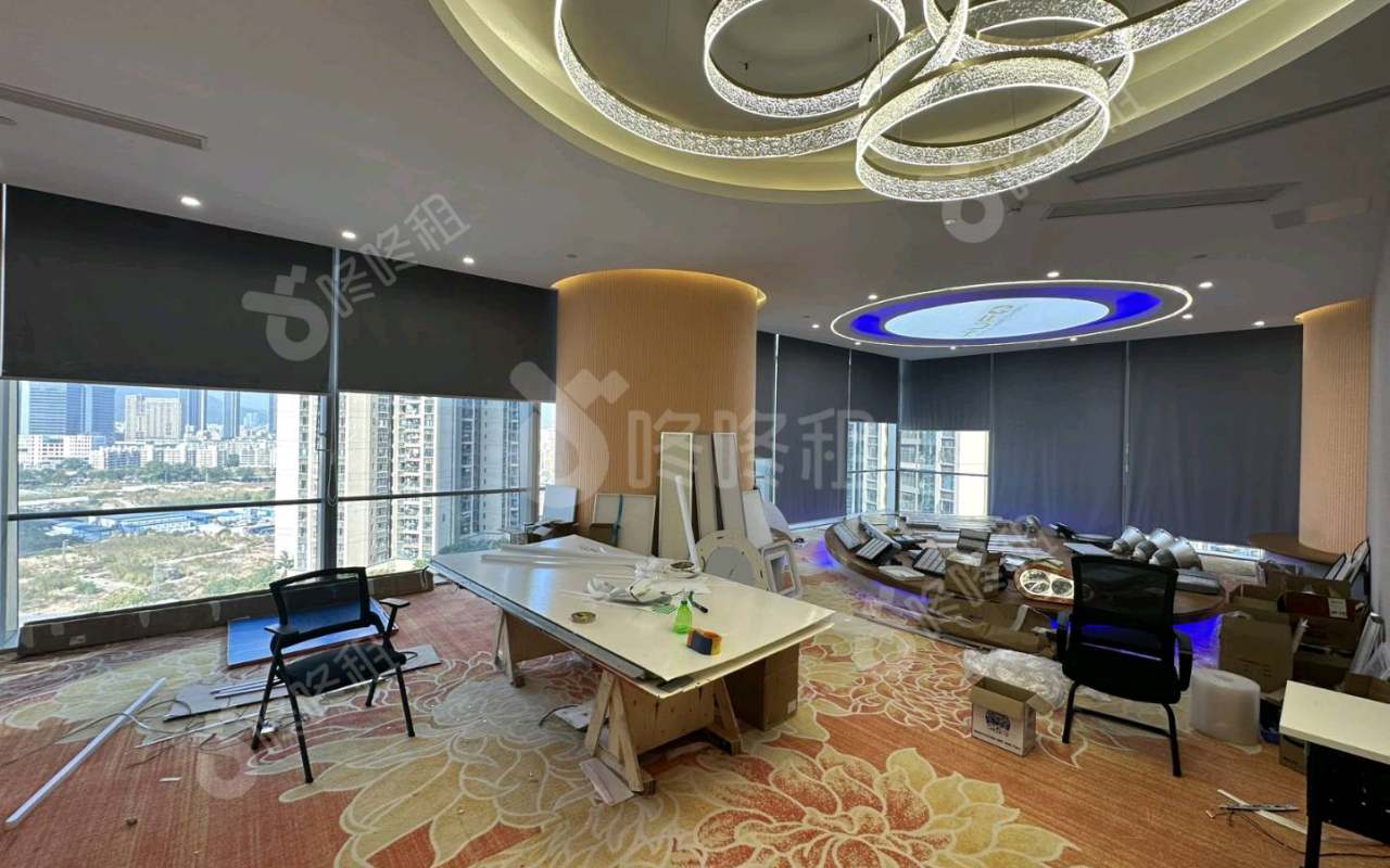 鸿荣源·环智中心_2150.39平_精装_办公室隔间