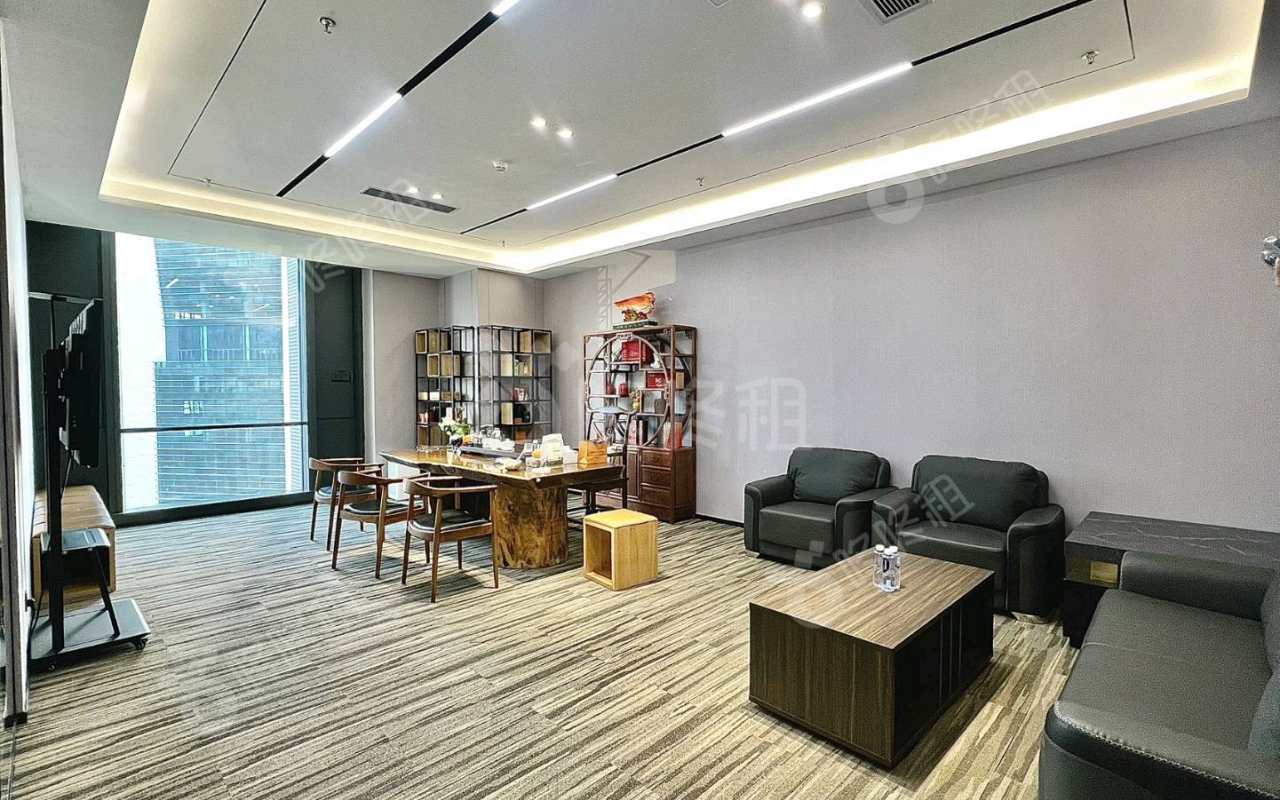 前海君豪中心(招商前海国际中心)_568平_精装_办公室隔间