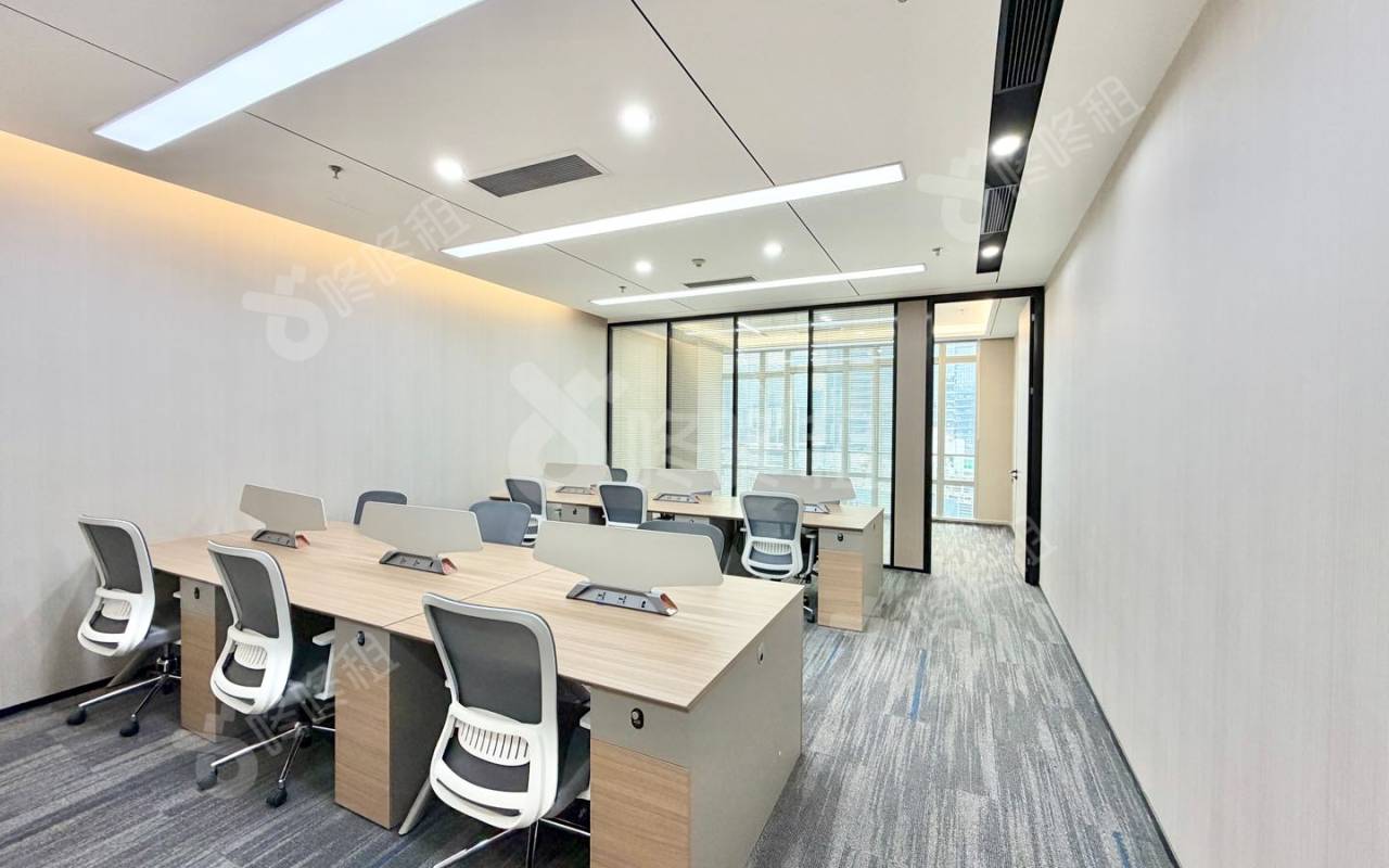 讯美科技广场_118平_精装_办公室开间