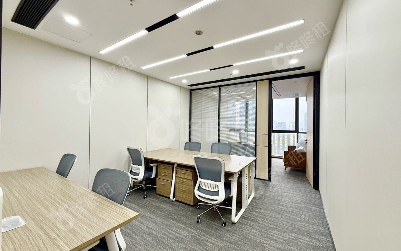 深圳湾科技生态园_118平_精装_办公室开间