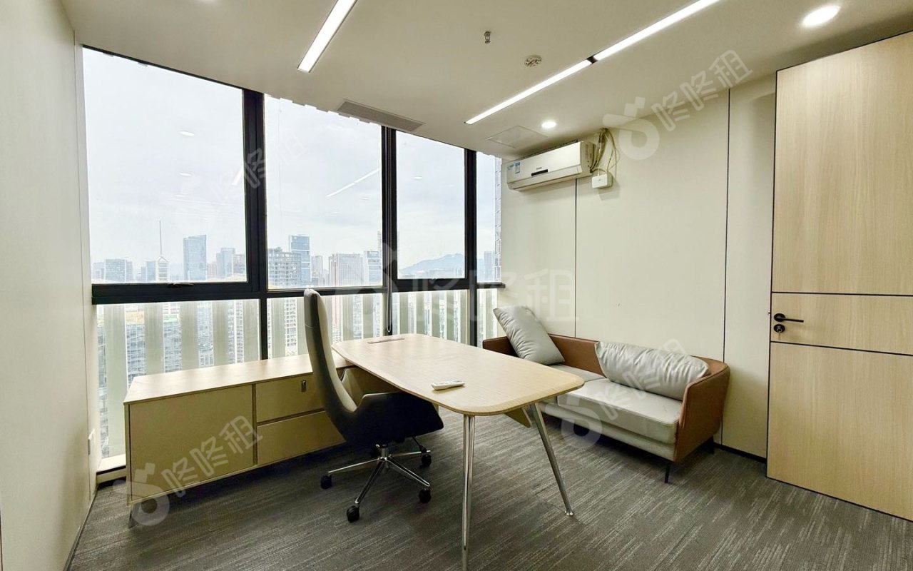 深圳湾科技生态园_118平_精装_办公室隔间