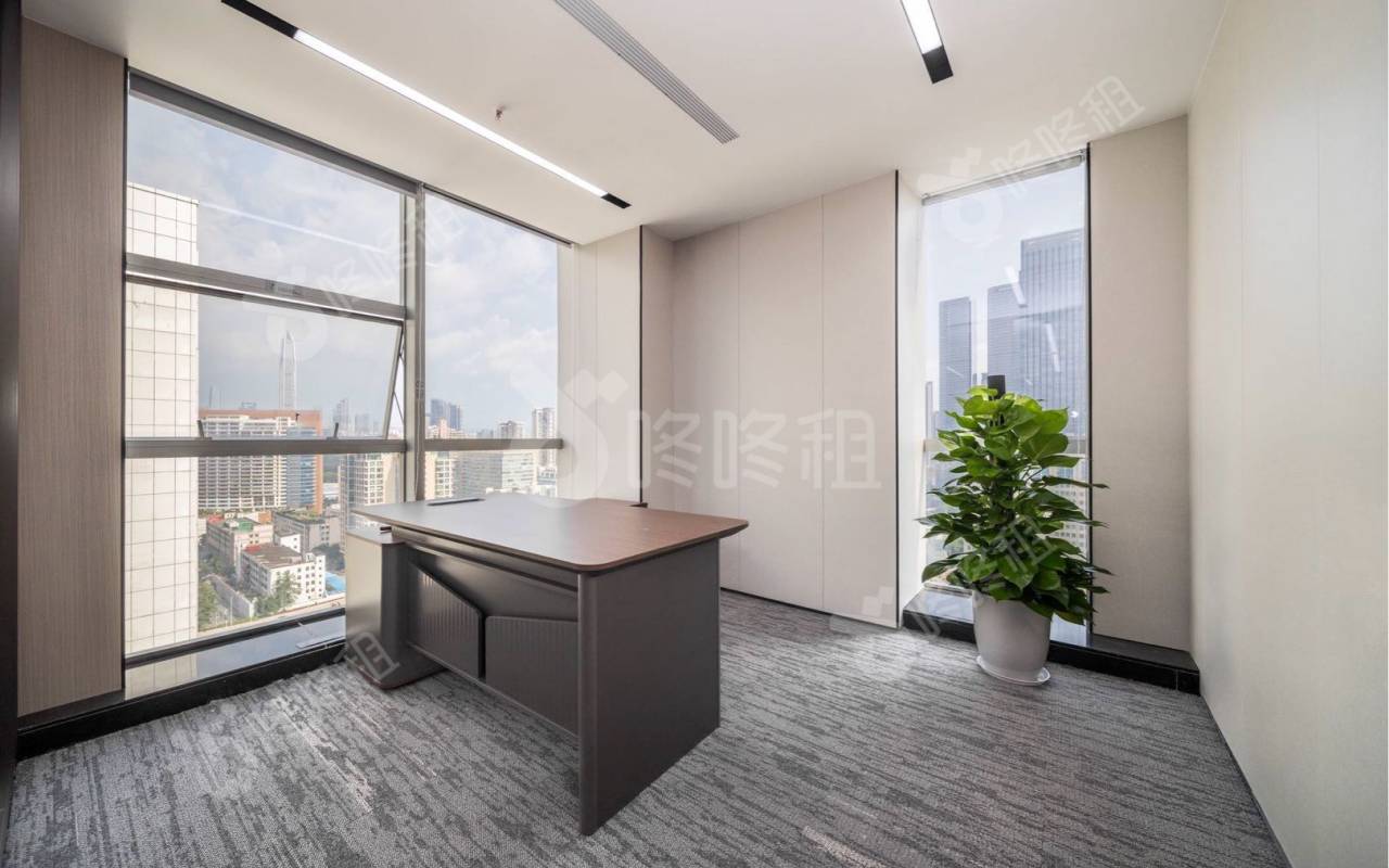 本元大厦_420平_精装_办公室隔间