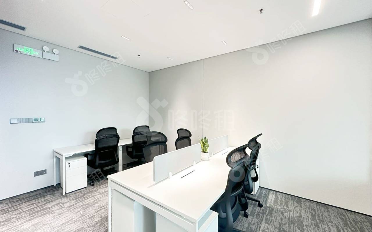 康泰创新广场_97.24平_豪装_办公室开间