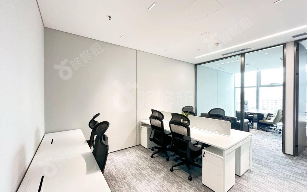 康泰创新广场_97.24平_豪装_办公室开间