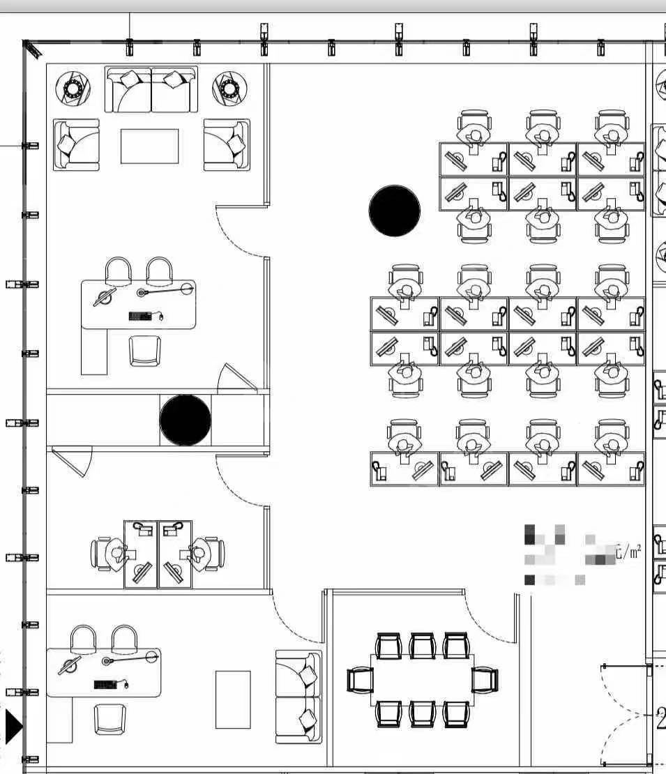 康泰创新广场_280平_豪装_户型图