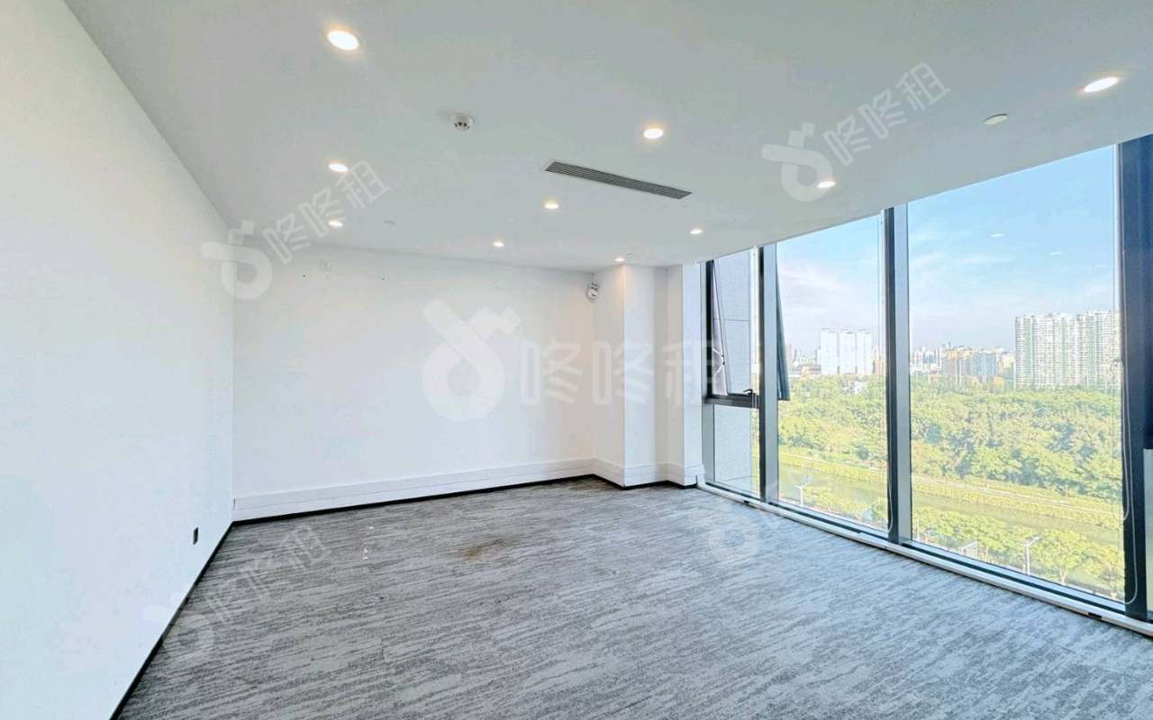 中检大厦_643平_精装_办公室隔间