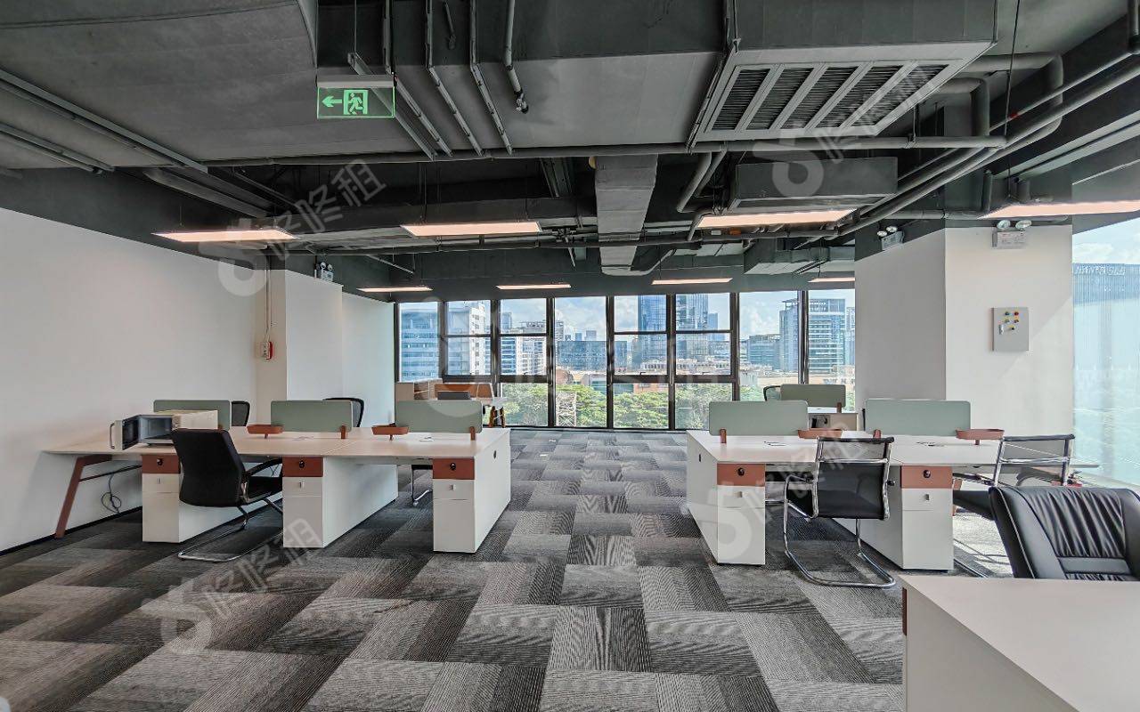 澳特科兴科学园_178平_豪装_办公室开间