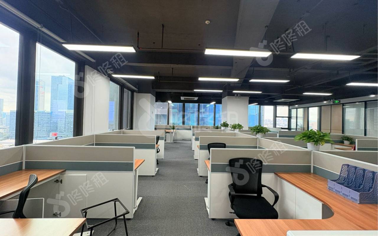 澳特科兴科学园_500平_精装_办公室开间