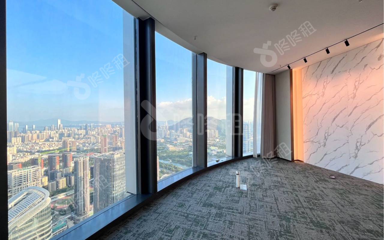 卓越前海壹号_258平_豪装_办公室隔间