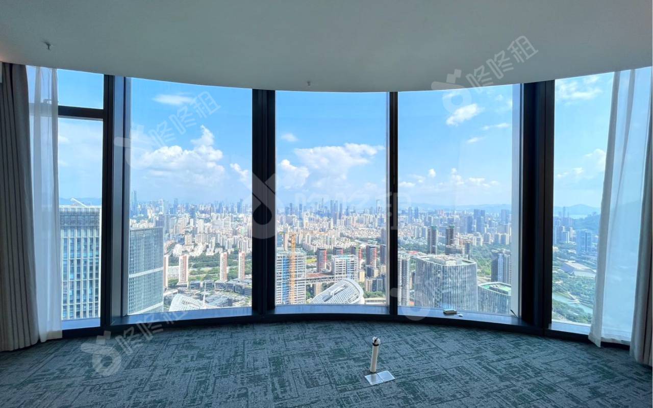 卓越前海壹号_258平_豪装_办公室隔间