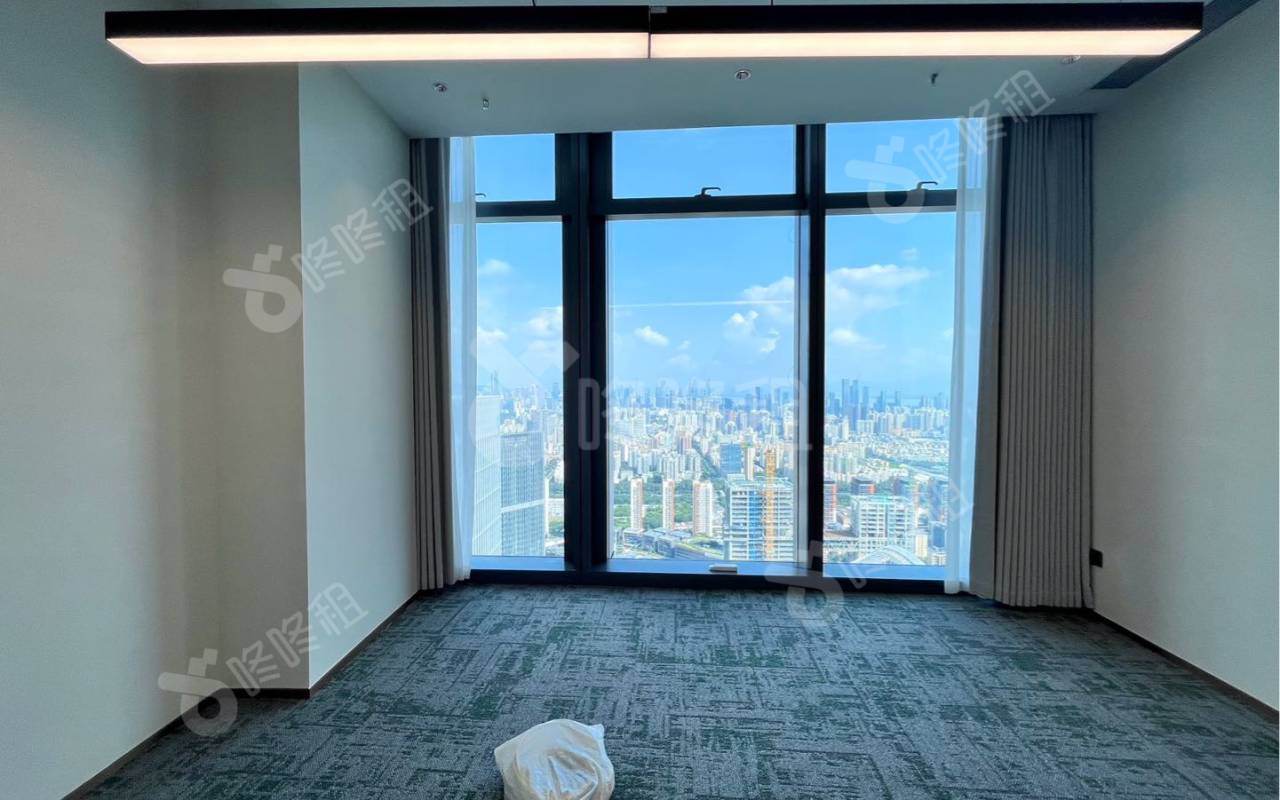 卓越前海壹号_258平_豪装_办公室隔间