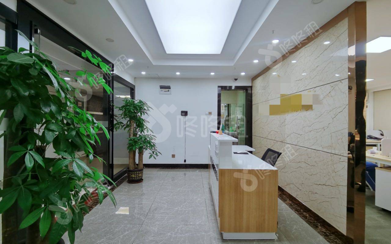 中深花园大厦_124.7平_精装_办公室开间