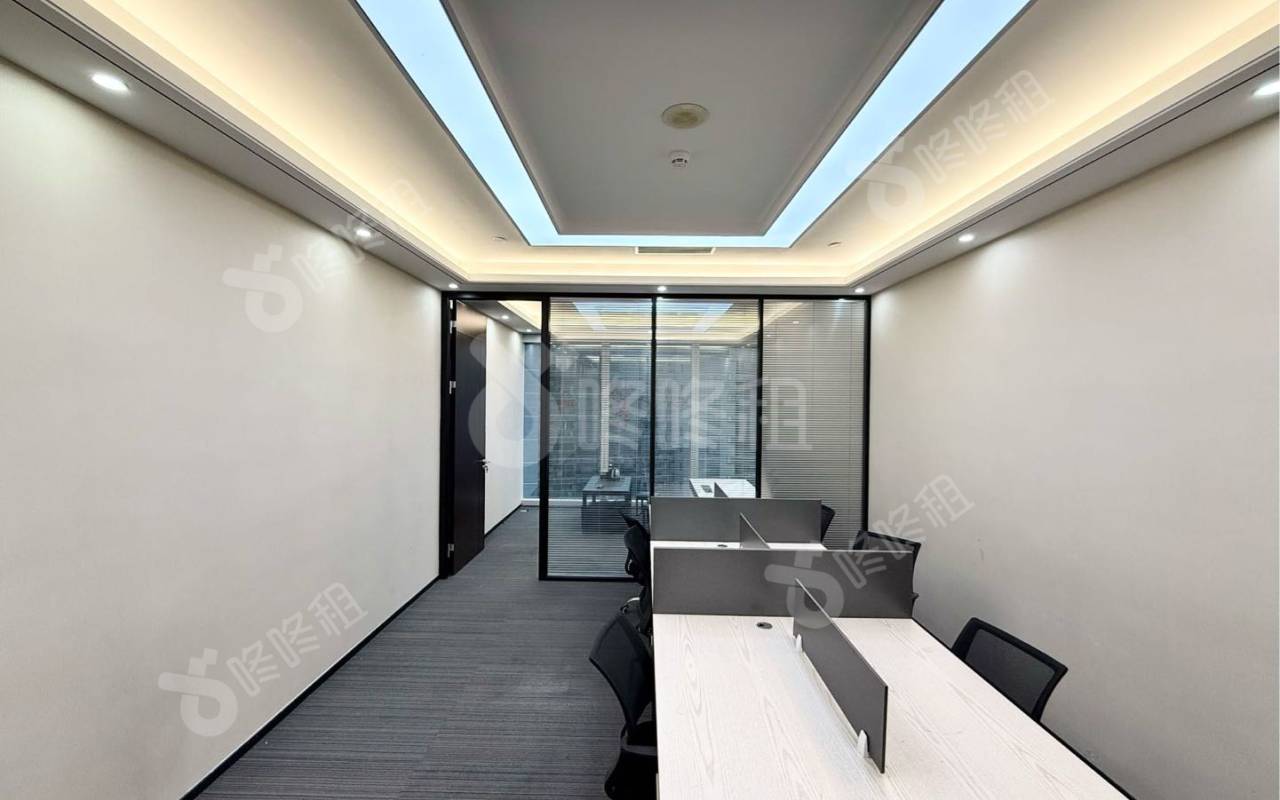 易尚中心_88平_豪装_办公室开间