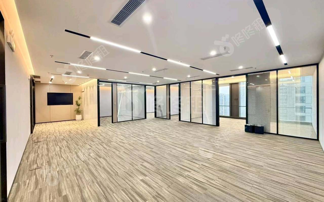 前海君豪中心（招商前海国际中心）_385平_精装_办公室开间