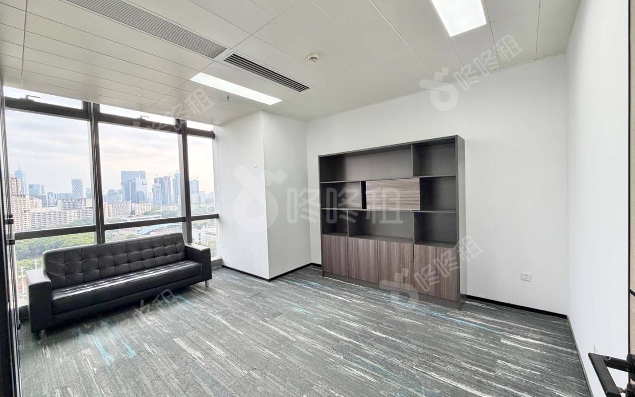 威盛科技大厦_349平_精装_办公室隔间