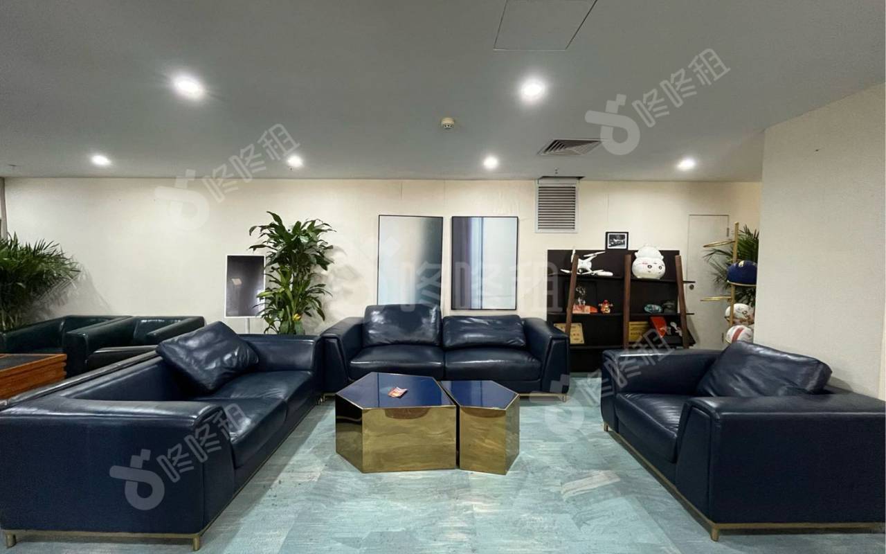 华融大厦_1499平_精装_办公室隔间