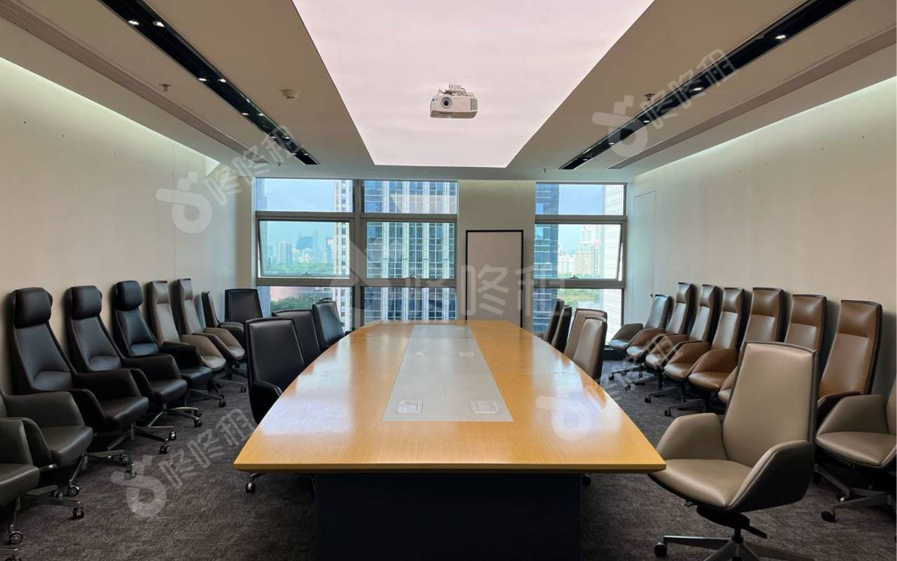 华融大厦_1499平_精装_办公室隔间