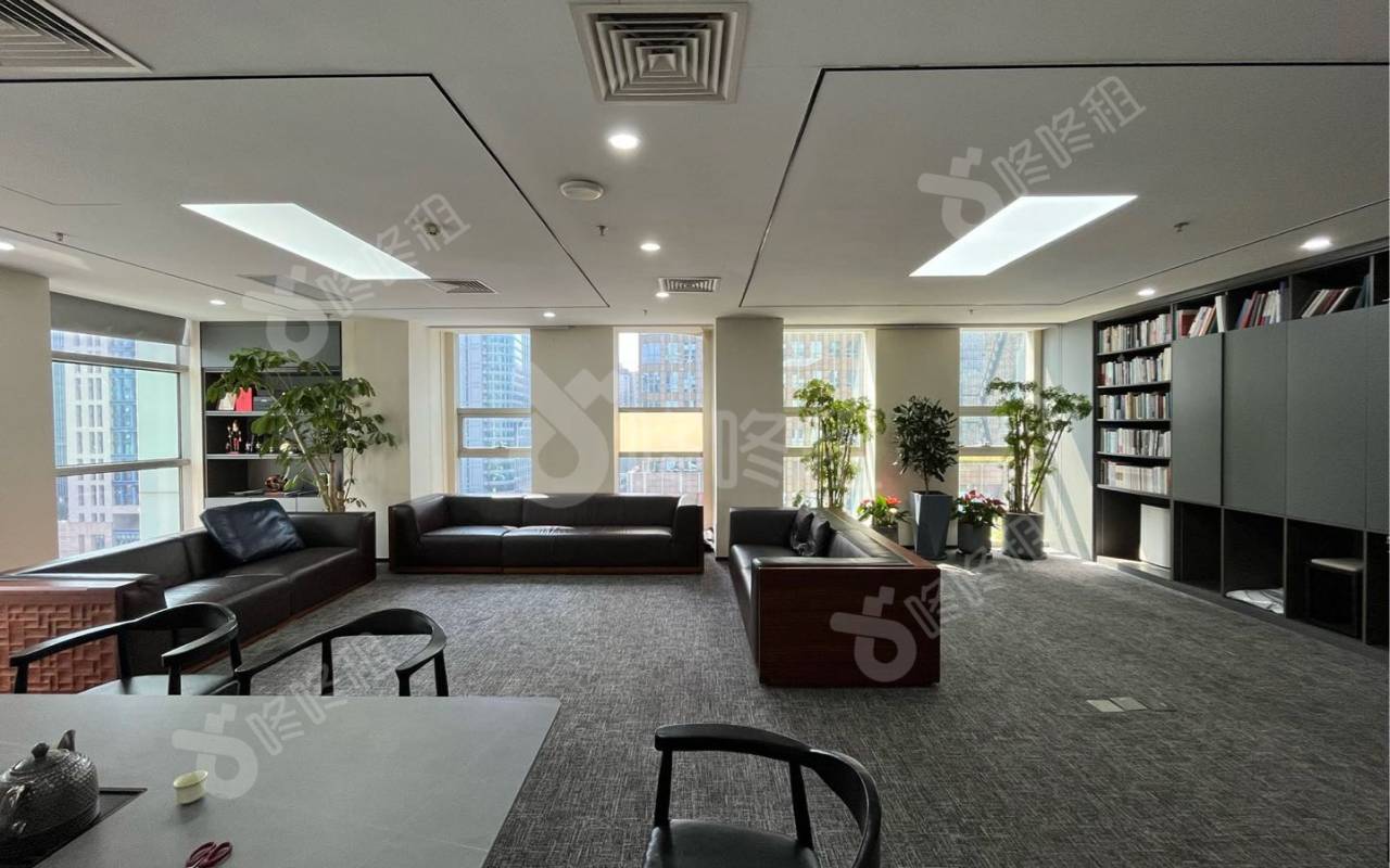 华融大厦_1499平_精装_办公室隔间