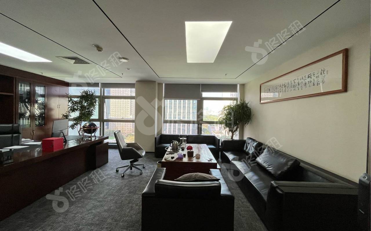 华融大厦_1499平_精装_办公室隔间