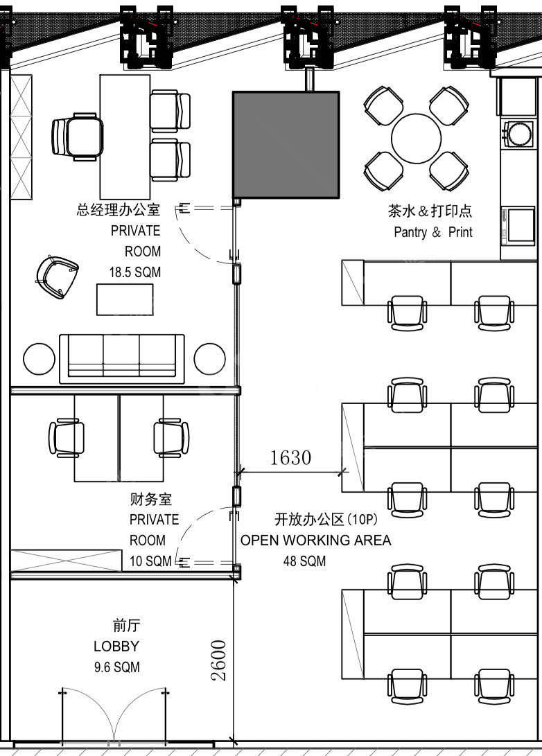 时间广场_154.17平_精装_户型图