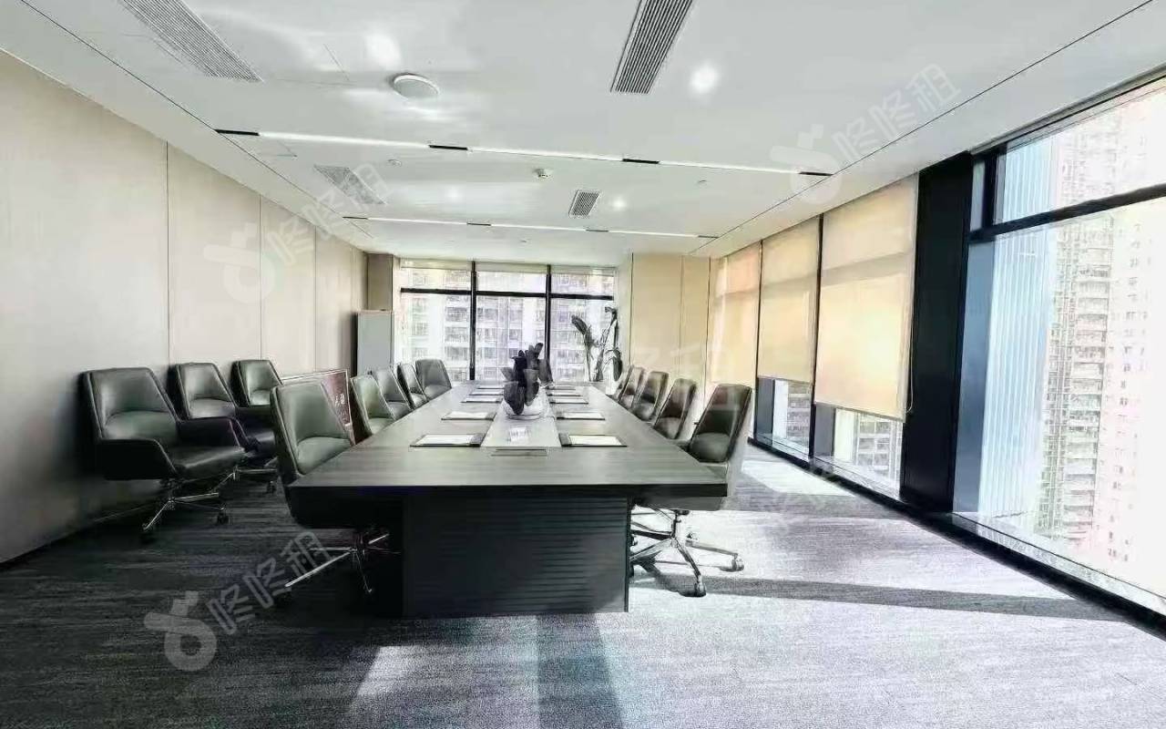 南山金融大厦_2688平_豪装_办公室隔间