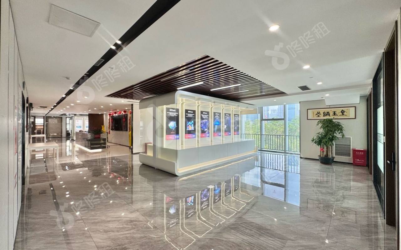 酷派大厦_1500平_精装_办公室开间