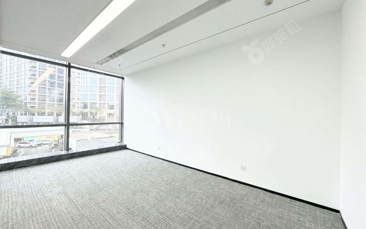 绿景美景广场_341平_精装_办公室隔间