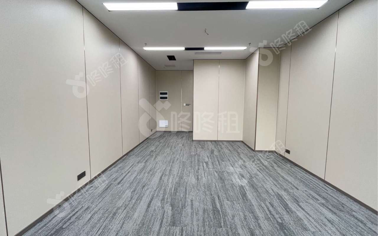 智慧广场_100平_豪装_办公室开间