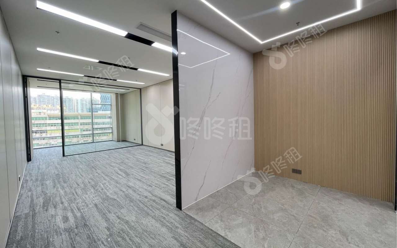 智慧广场_200平_豪装_办公室开间