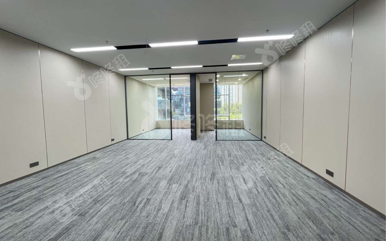 智慧广场_185.1平_精装_办公室开间