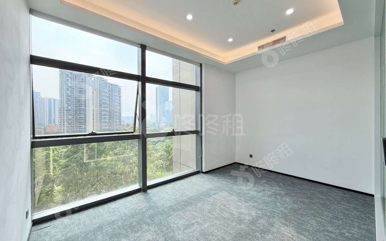绿景美景广场_212平_豪装_办公室隔间