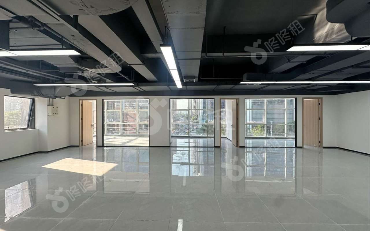 德赛科技大厦_268平_精装_办公室开间