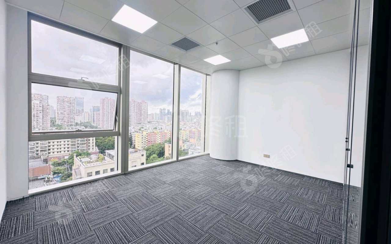 立润富达广场_281平_精装_办公室隔间