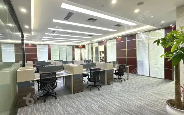 京基滨河时代_509m²_精装_办公室房源出租