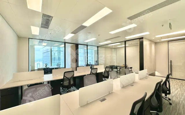 京基滨河时代_320m²_精装_办公室房源出租