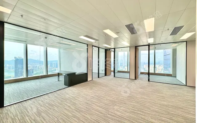 京基滨河时代_320m²_精装_办公室房源出租