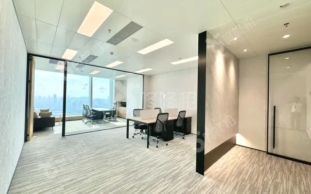京基滨河时代_260m²_精装_办公室房源出租
