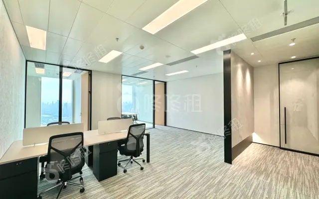 京基滨河时代_150m²_精装_办公室房源出租