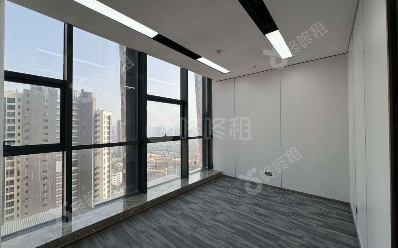 勤诚达大厦_202平_精装_办公室隔间