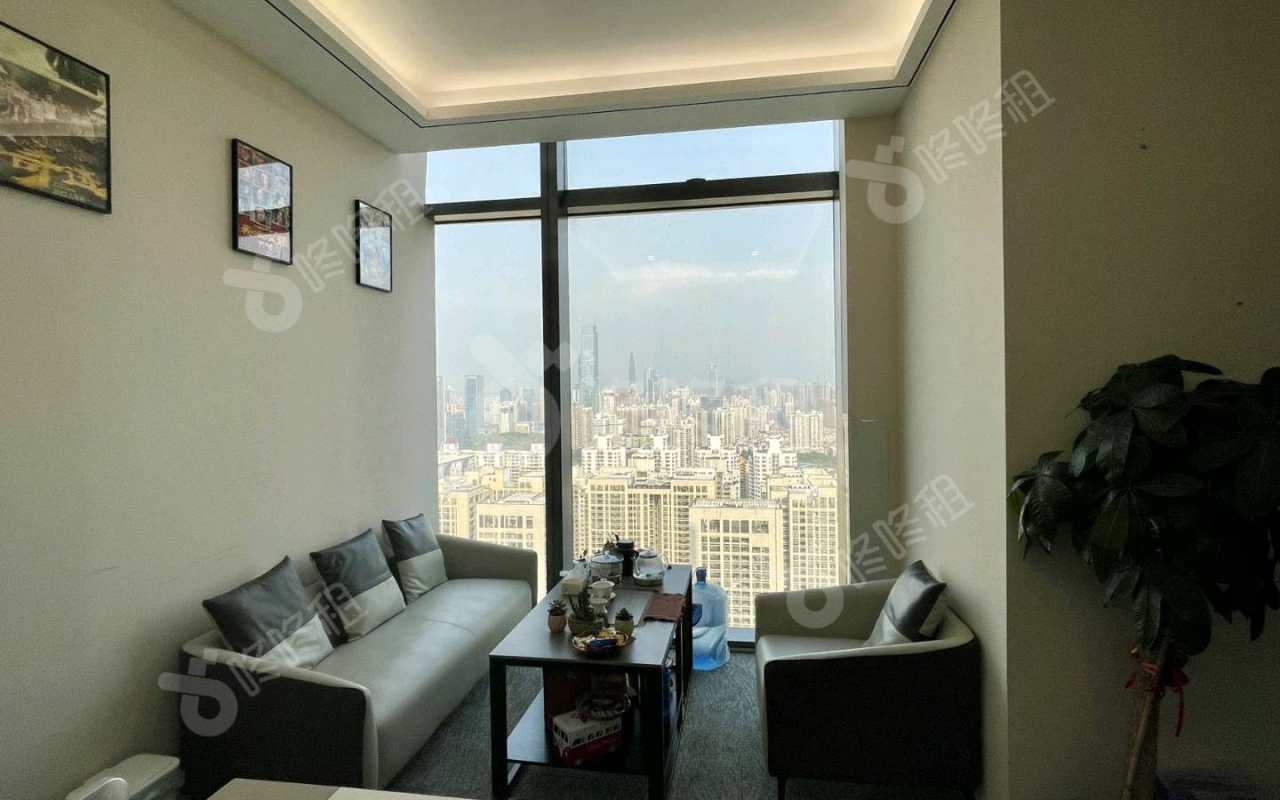 皇庭中心_487平_精装_办公室隔间