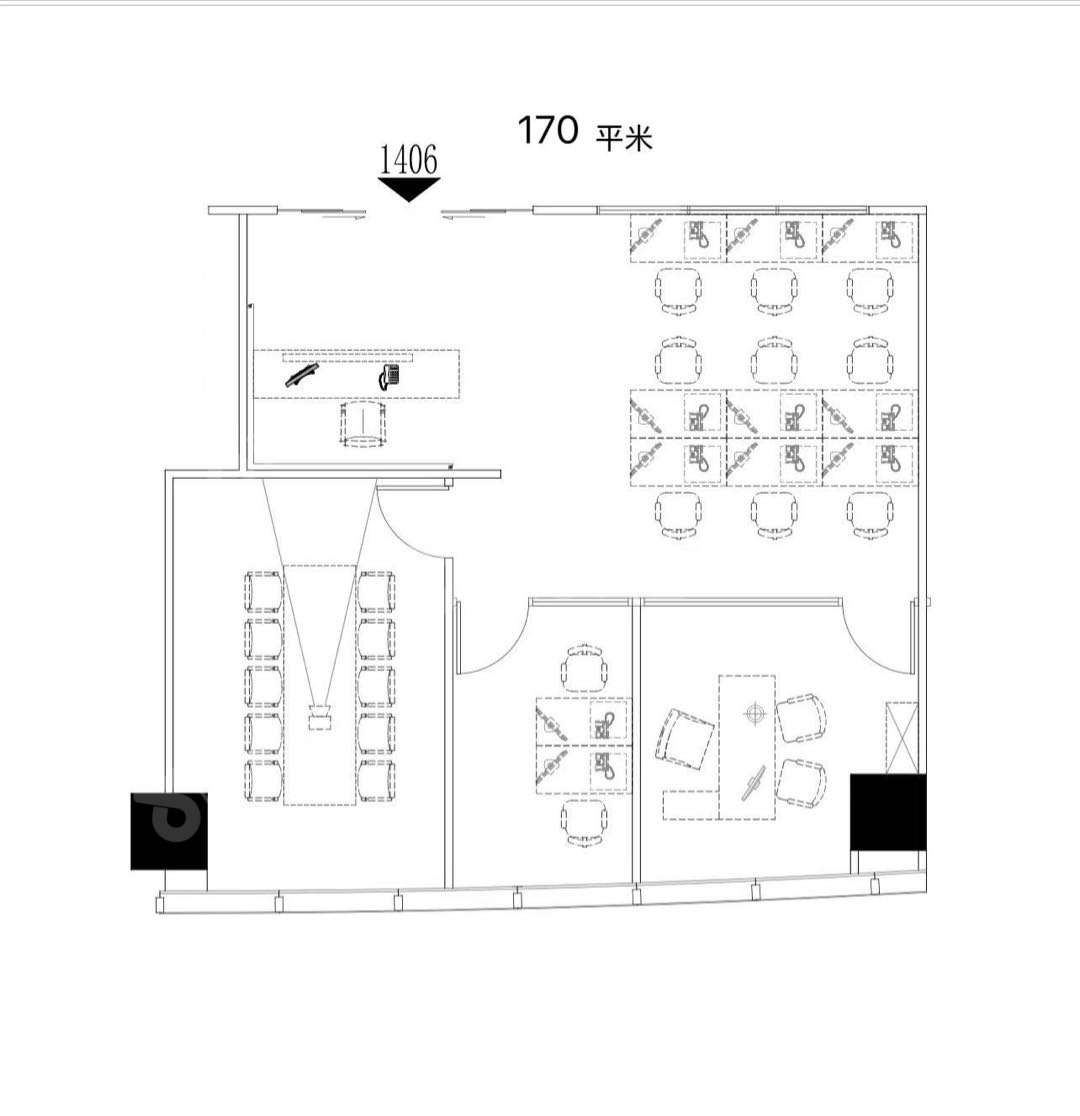 中信大厦_260.96平_精装_户型图