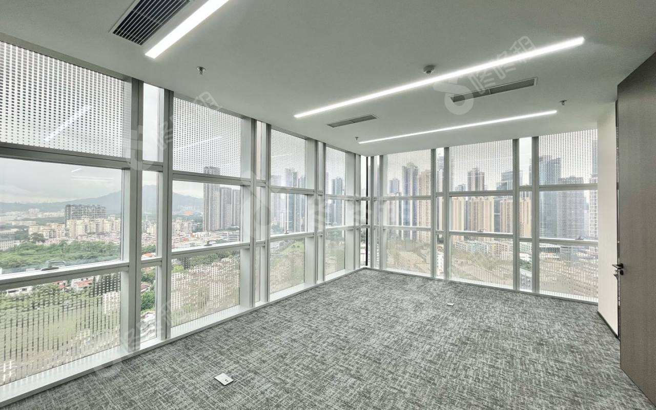 讯美科技广场_433平_精装_办公室隔间