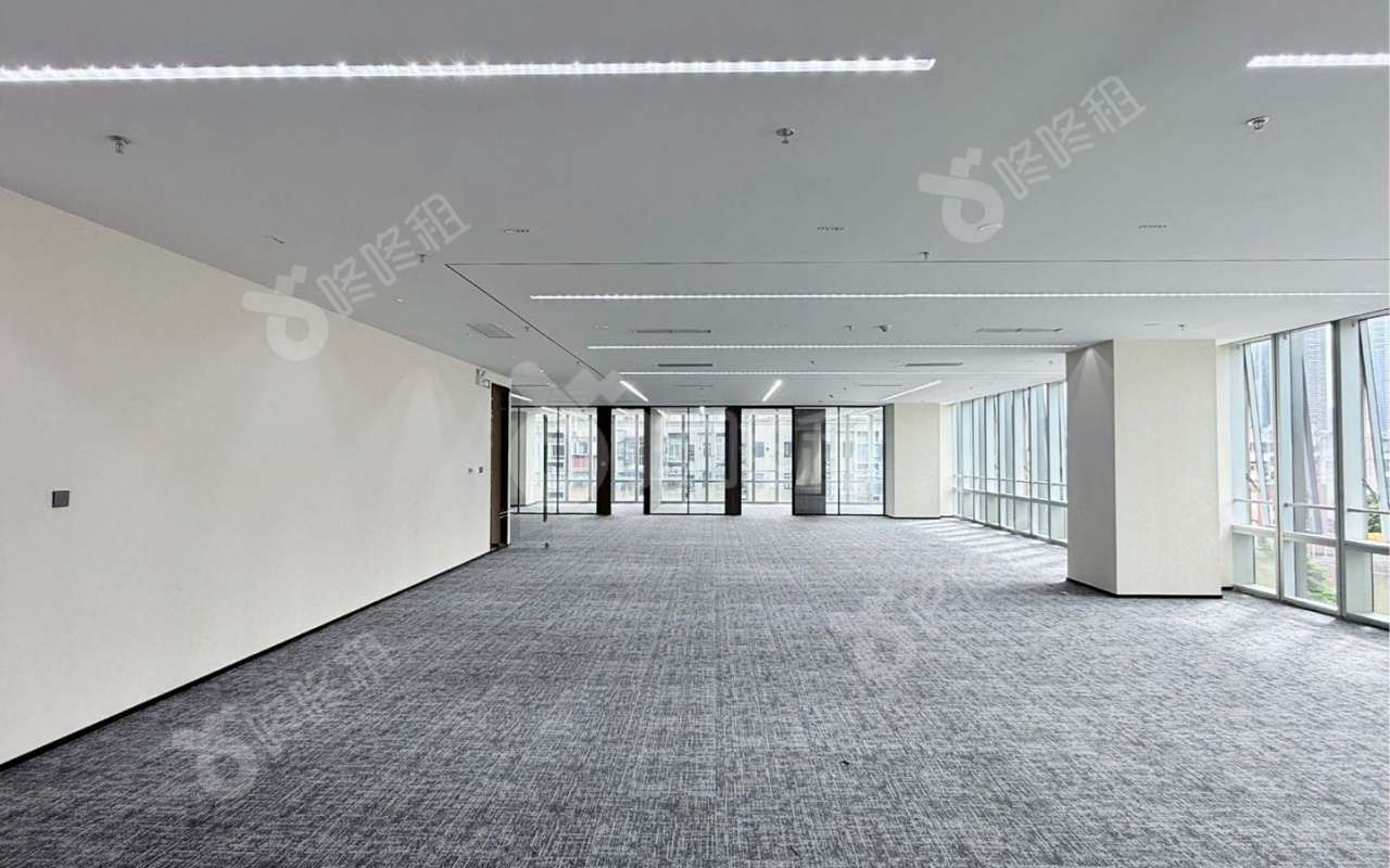讯美科技广场_656平_精装_办公室开间
