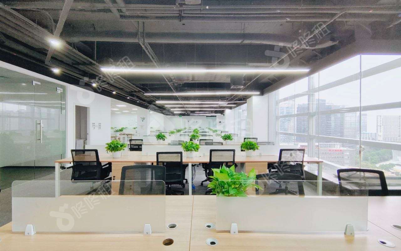 曙光大厦(朗诗大厦)_1072平_精装_办公室开间