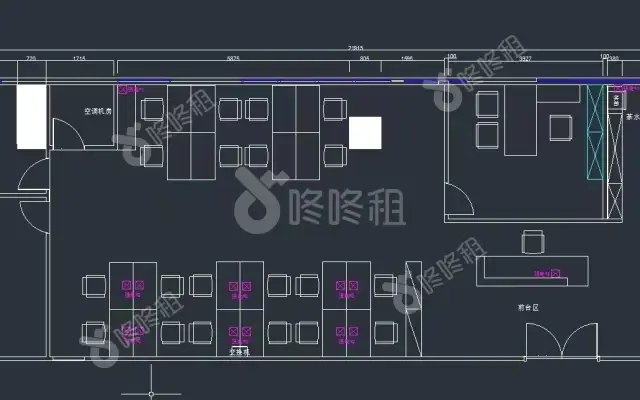 TCL国际E城_417平_精装_办公室房源出租
