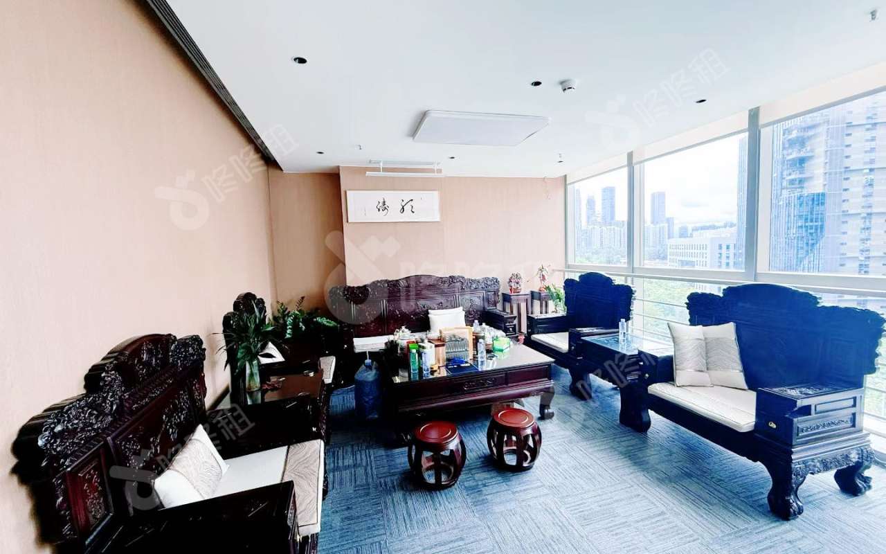 创维半导体设计大厦_460平_精装_办公室隔间